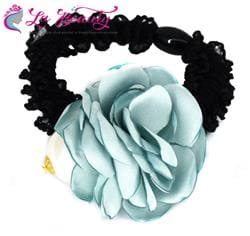 Резинка для волос "роза с жемчужиной-2"