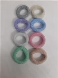 Детская резинка для волос мини люрекс 8 шт