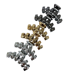 Краб для волос " зигзаг 3 цвета" 6 шт